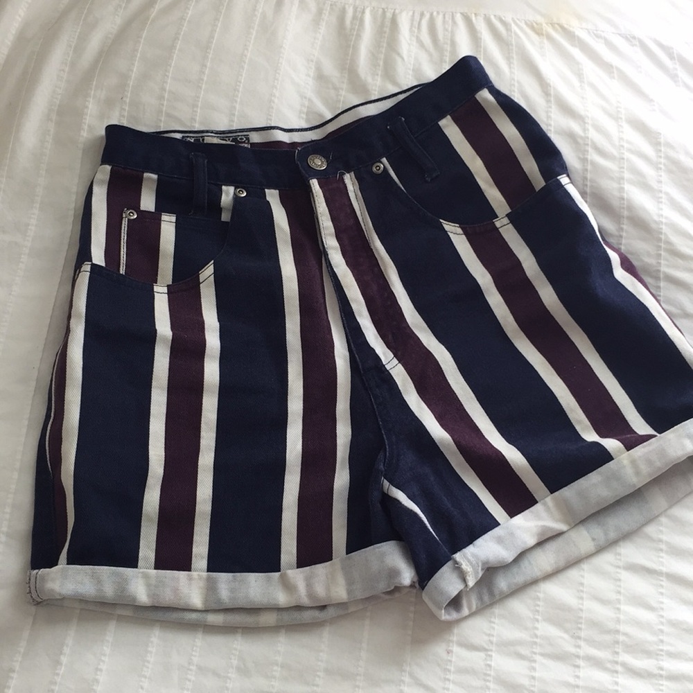 Vintage High-Waisted Jean Shorts
